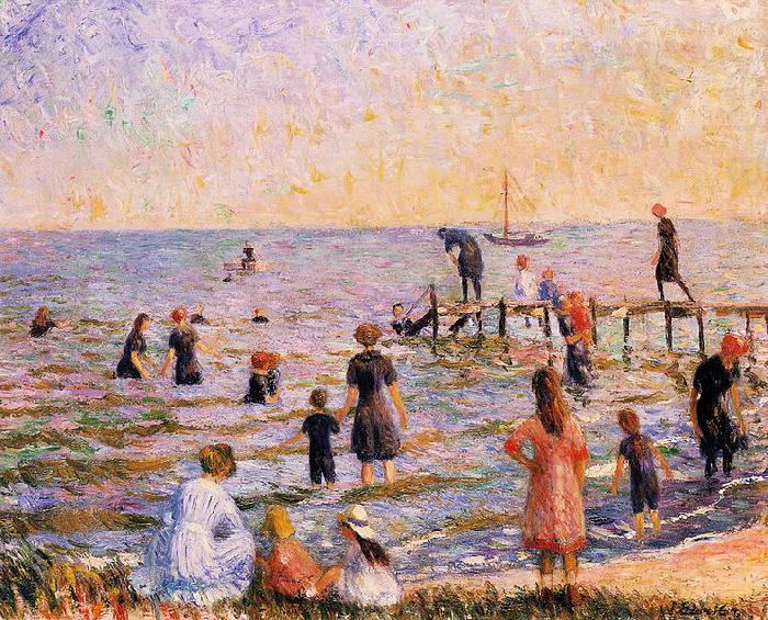 William Glackens Long Island china oil painting image